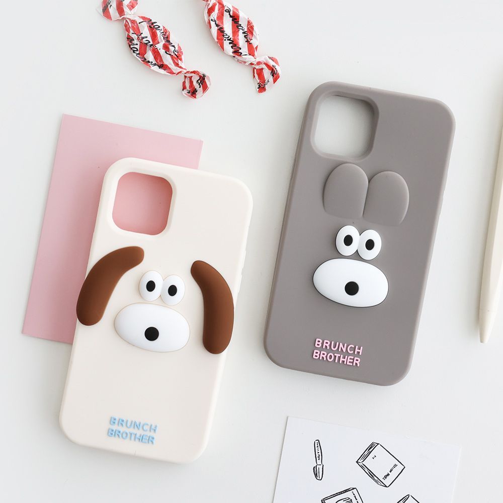Brunch Brother Bunny&Puppy silicon case for iPhone 11pro