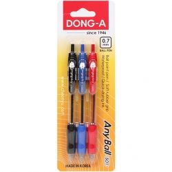Anyball Ballpoint Pen 0.7 mm set (3pcs)