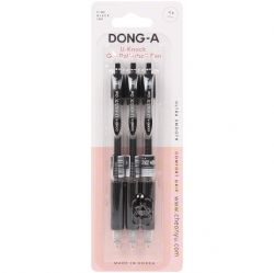 U-Knock Ballpoint Pen 0.5mm (3pcs)