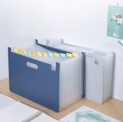 Accordion Document File Box, 13Pockets 