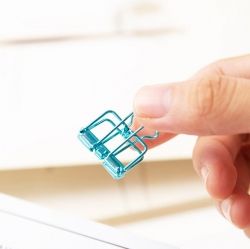 Wire Double Clip 19mm, 8pcs