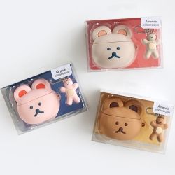 DONATDONAT Airpods Silicone Case Bear