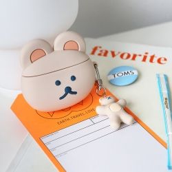 DONATDONAT Airpods Silicone Case Bear