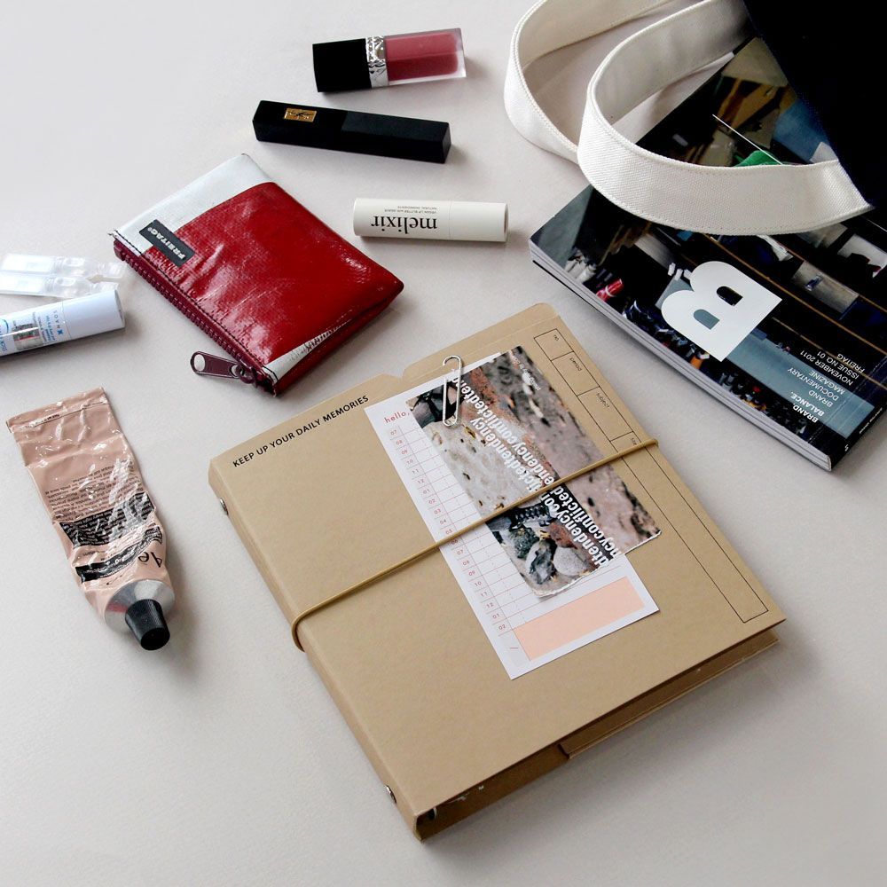 A6 WIDE 스퀘어다이어리 페이퍼 6공