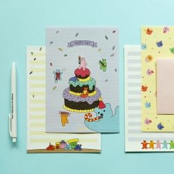 Daily Letter Paper (Jelly bear) 01-04