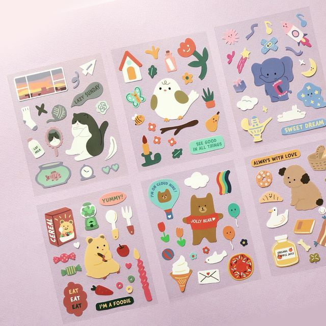 GGU GGU Sticker ver.5, 6Type Set 