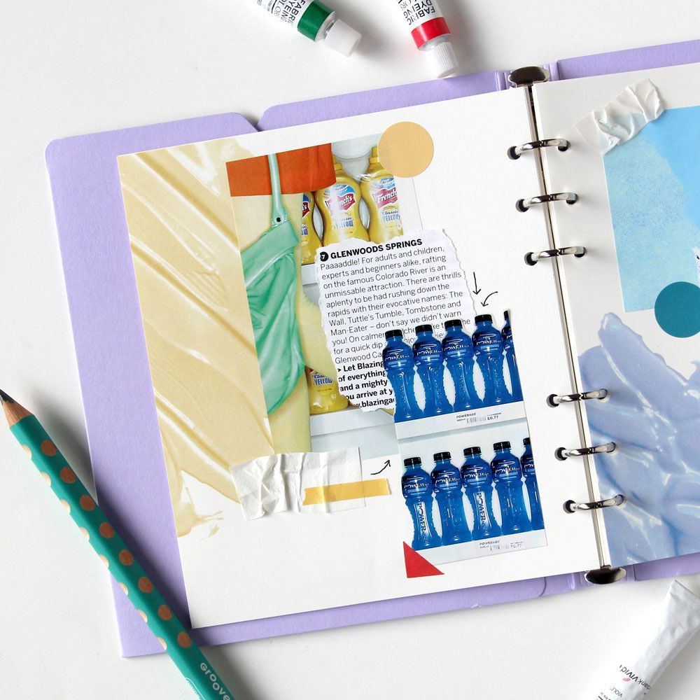 SQUARE DIARY Refill - Paint, 6Rings, 148x172mm