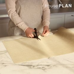 AB Storage Drawer Shelf Clear Liner linen 30X300cm