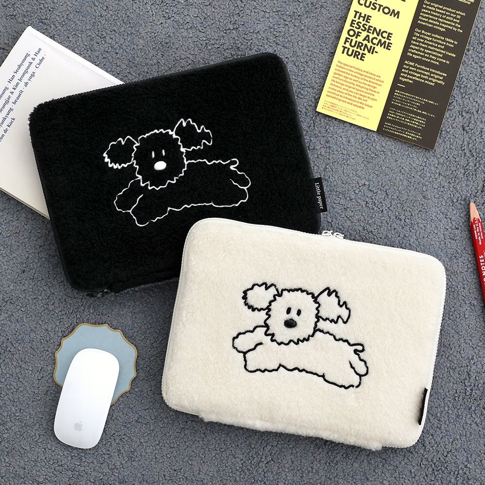 Little Peper 11inch Run Peper Boucle i-Pad Pouch