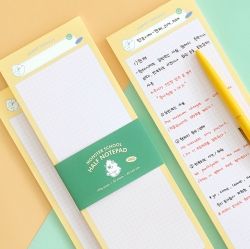 Monster School Half Note Pad, B5 Half Size 