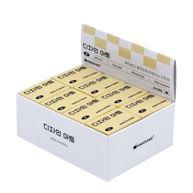 Design Art eraser (24pcs)