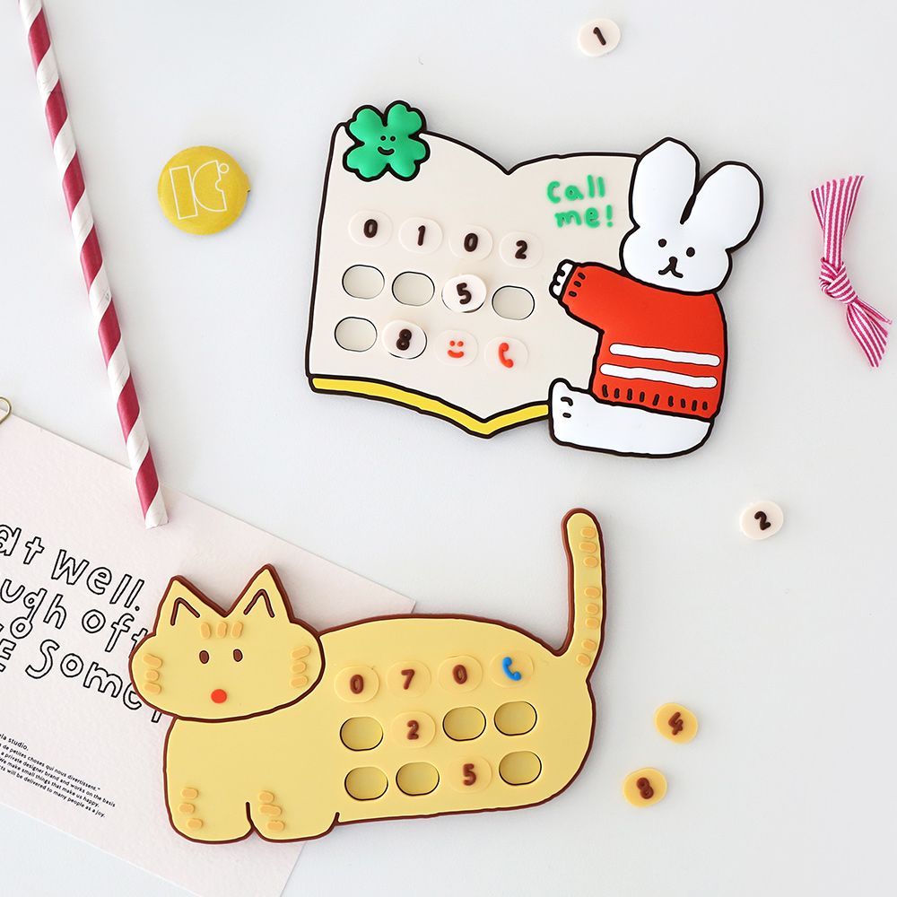 DONATDONAT Phone Number Plate for Parking 