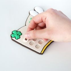 DONATDONAT Phone Number Plate for Parking 