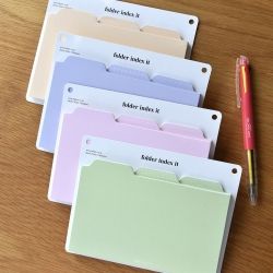 Folder Index It Memo Large, Sticky Notes 