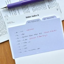 Folder Index It Memo Large, Sticky Notes 