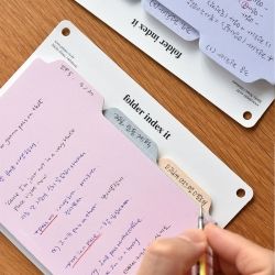 Folder Index It Memo Large, Sticky Notes 