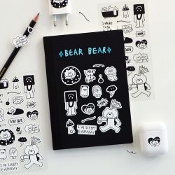 Line Drawing Sticker, Removable