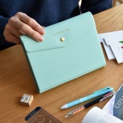 Classy Binder Clutch A6, 6-Rings Binder Cover 