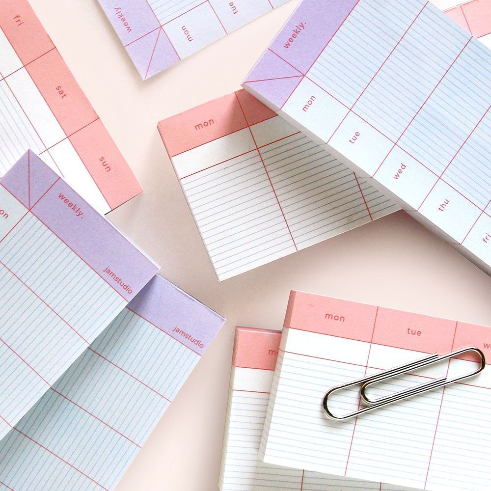 Memo Pad - Weekly
