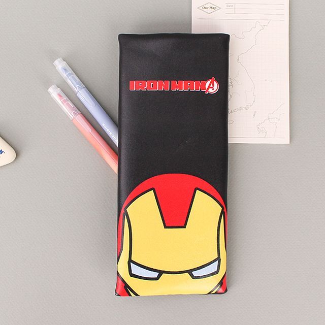 아이언맨 심플 플랫파우치