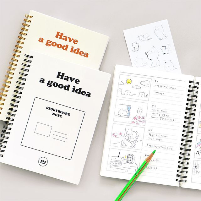 기본 A5 스토리보드 노트 (플롯 아이디어)
