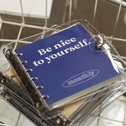 Be nice to yourself Mini 6 Ring Diary - Monthly