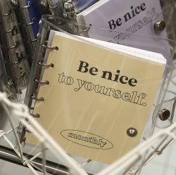 Be nice to yourself Mini 6 Ring Diary - Monthly