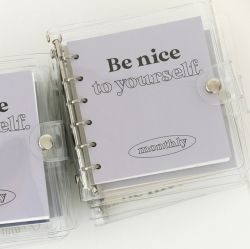 Be nice to yourself Mini 6 Ring Diary - Monthly