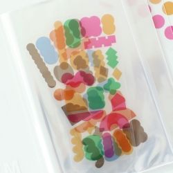 Pigment Clear Sticker, Shape Type 8sheets SET