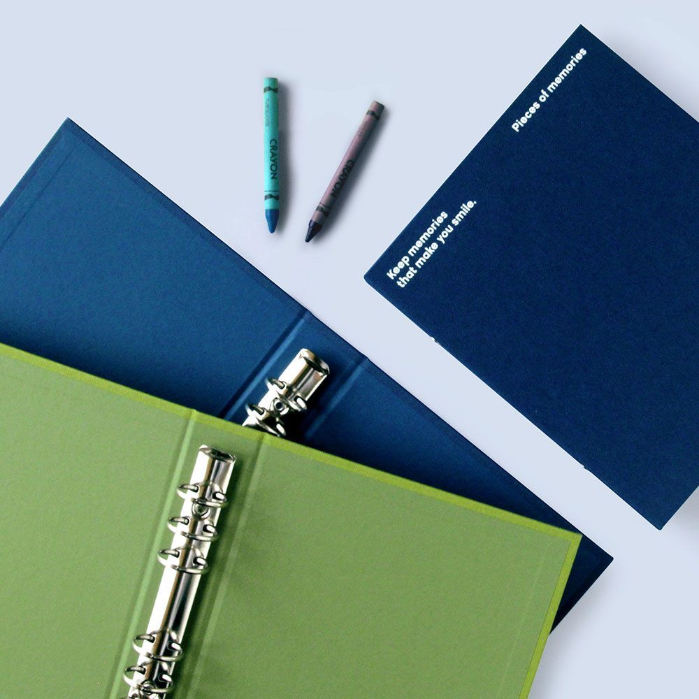 A6 WIDE 6RING Square Diary Hard Cover