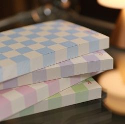DO NOT DISTURB Checkerboard Memo Pad