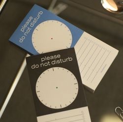 DO NOT DISTURB Time Memo Pad
