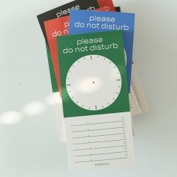 DO NOT DISTURB Time Memo Pad