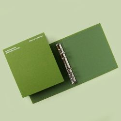 A6 WIDE 6RING Square Diary Hard Cover