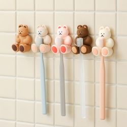 DONATDONAT Silicone Toothbrush Rack