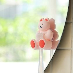 DONATDONAT Silicone Toothbrush Rack