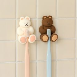 DONATDONAT Silicone Toothbrush Rack