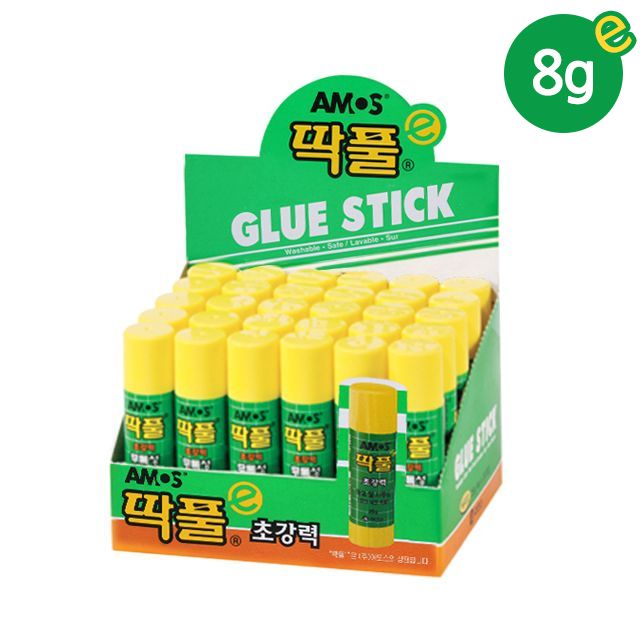 Amos Solid Glue Stick e 8g 30pcs