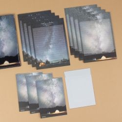 Sunset Letter Papers Set, File Type