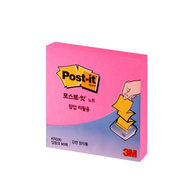 Post-it Pop-Up Sticky Note Refill deep pink KR330  (76x76)