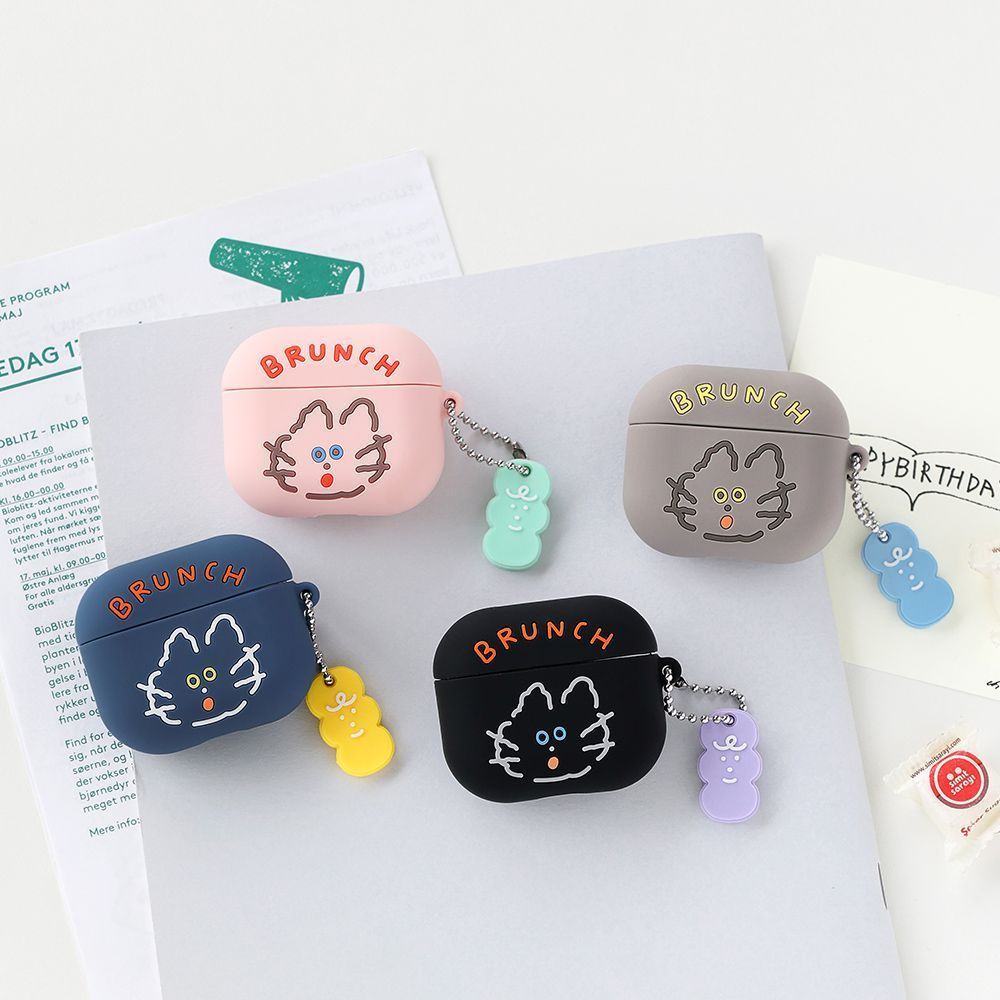 Brunch Brother Kitty Airpods3 Silicone case