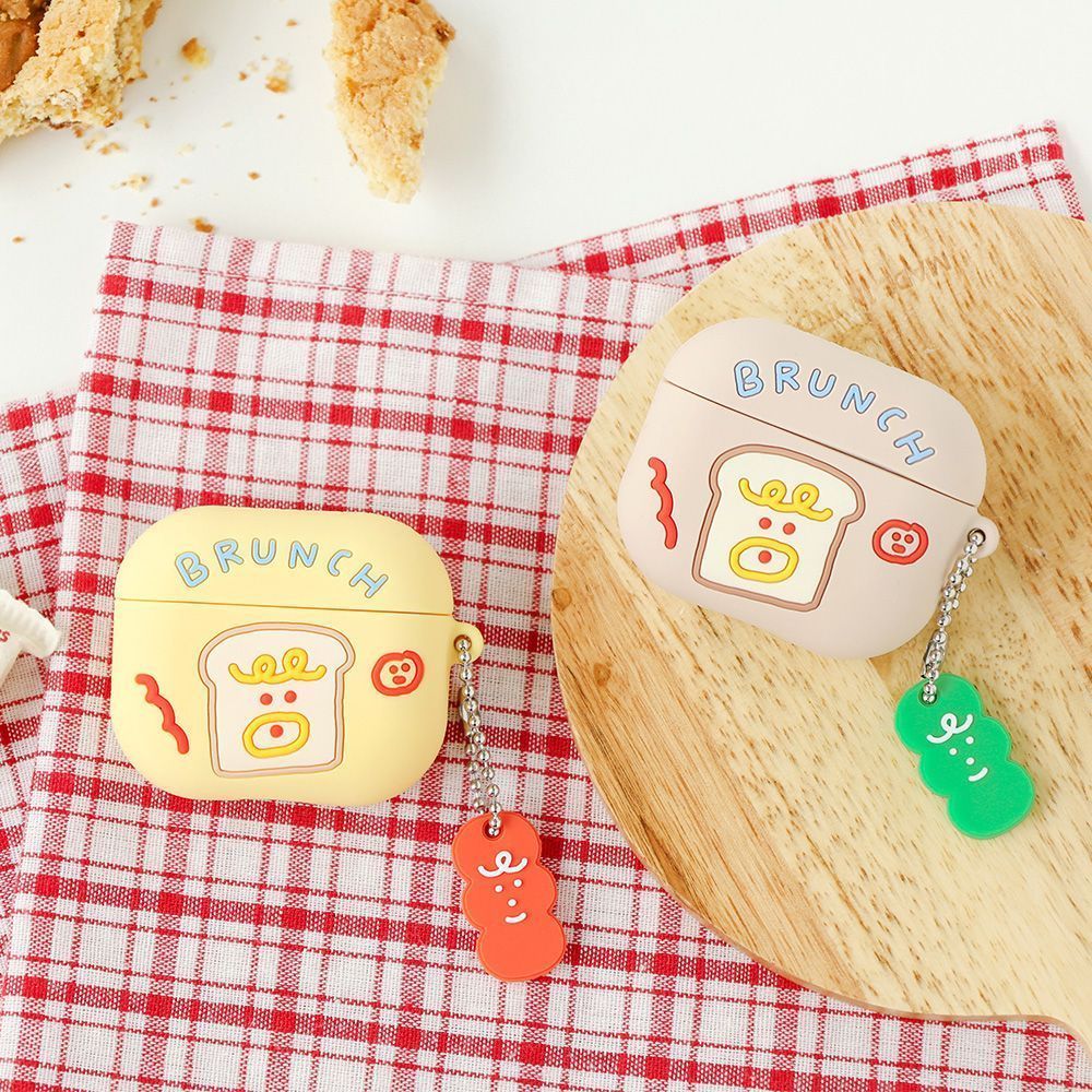 Brunch Brother Drawing Toast Airpods3 Silicone case