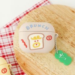 Brunch Brother Drawing Toast Airpods3 Silicone case