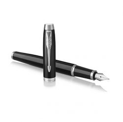 Parker Im Core Lacquer Fountain Pen Black CT