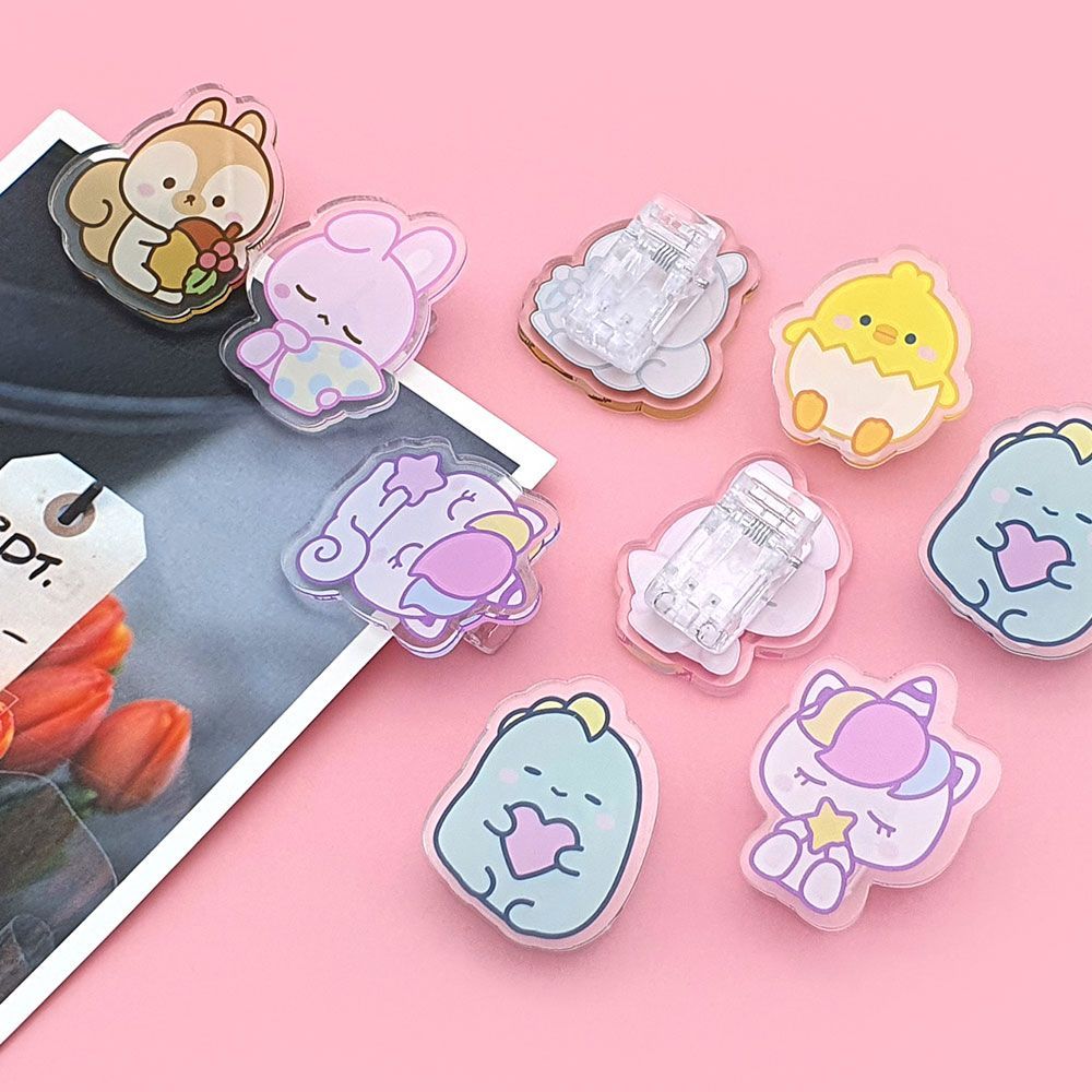 Acrylic Clip, Set of 36ea