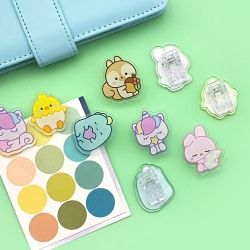 Acrylic Clip, Set of 36ea