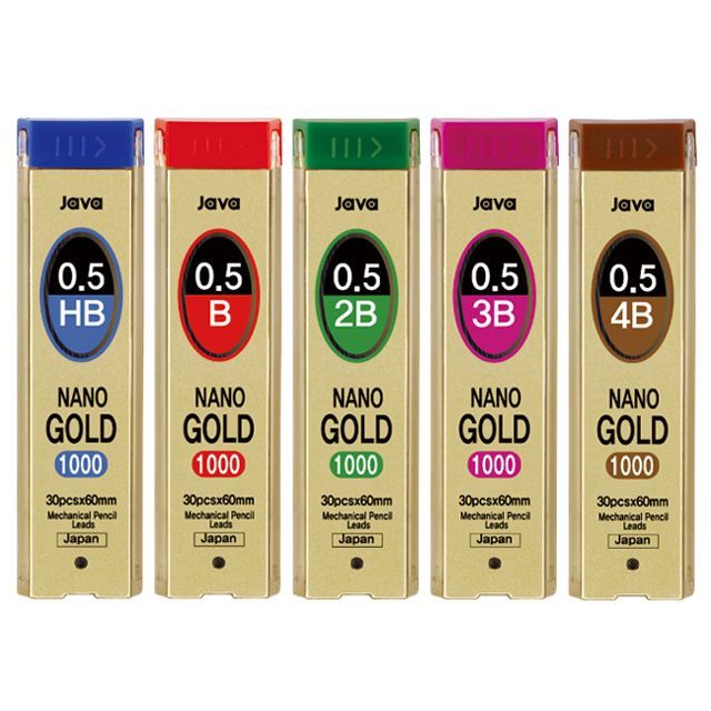 나노 골드 1000 샤프심 0.5mm (12개 1세트)