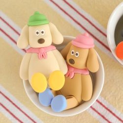 MonagustA Silicone Toothbrush Rack