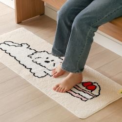 Little paper Long Bath rug