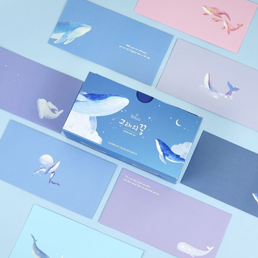 The Whale Envelope 95pcs Set